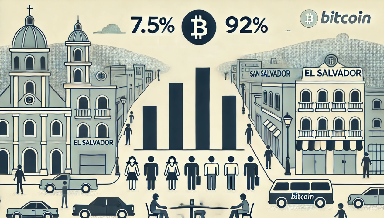 Featured image for “Only 7.5% of Citizens in El Salvador Use Bitcoin, Survey Finds”